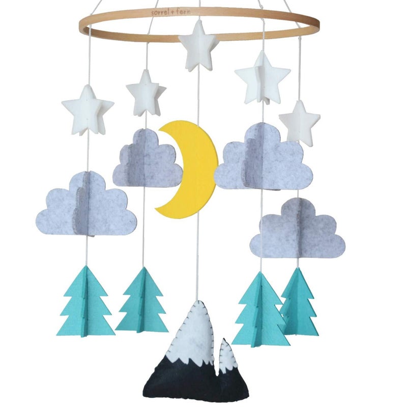 Supply Crib Wind Bell Felt Hanging Ornaments Felt Animal Air Hanging Ornaments Nursery Decoration Hanging Ornaments - Image 4
