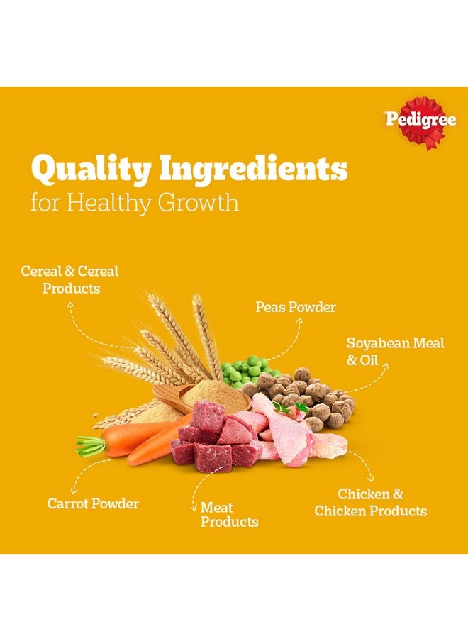 Pedigree Pedigree Adult Dry Dog Food, Meat & Rice, 1.2 kg, Contains 37 Essential Nutrients, 100% Complete & Balanced Food for Adult Dogs  - Image 3