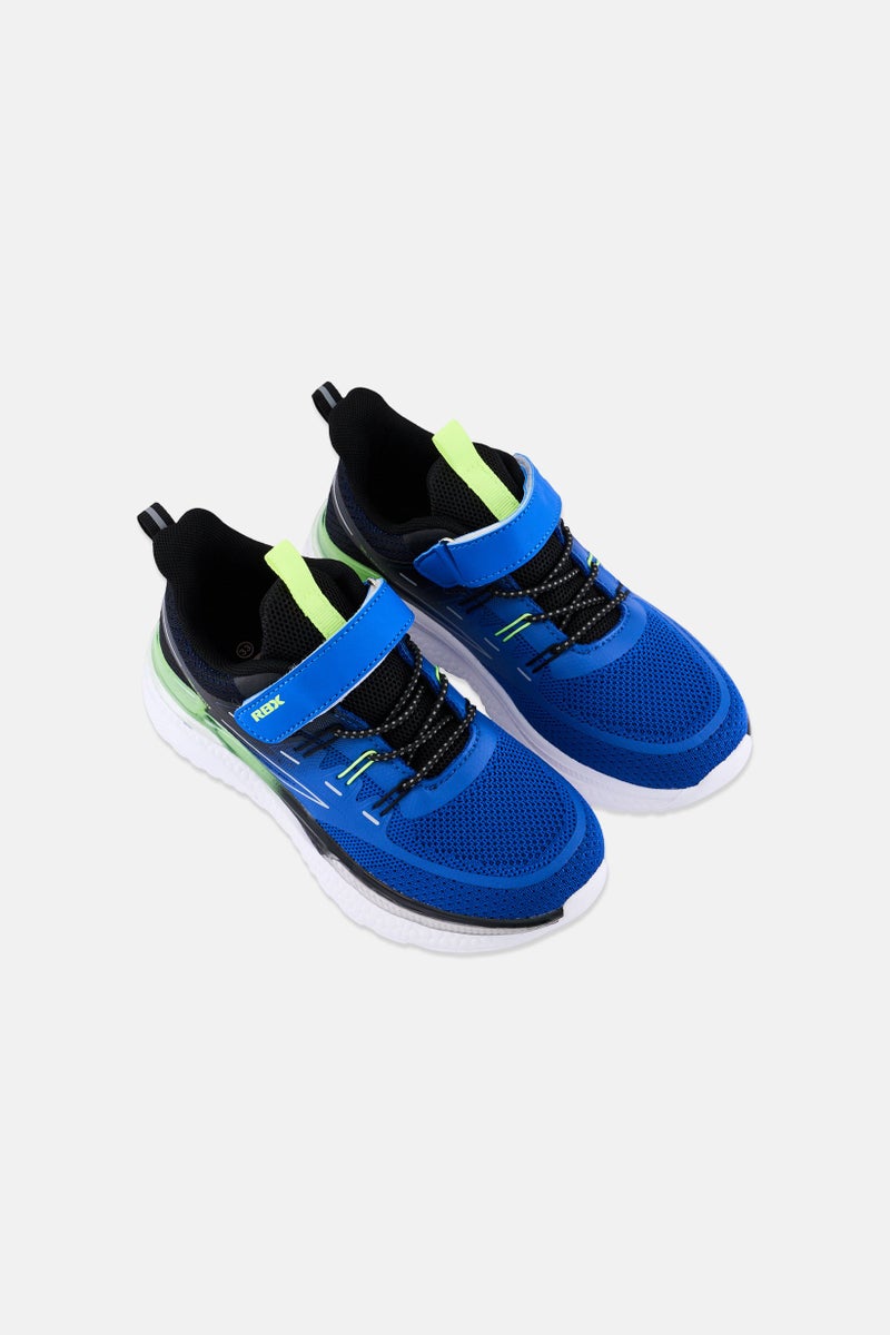 RXB Kids Boy Velcro Closure Running Shoes, Multicolor - Image 2