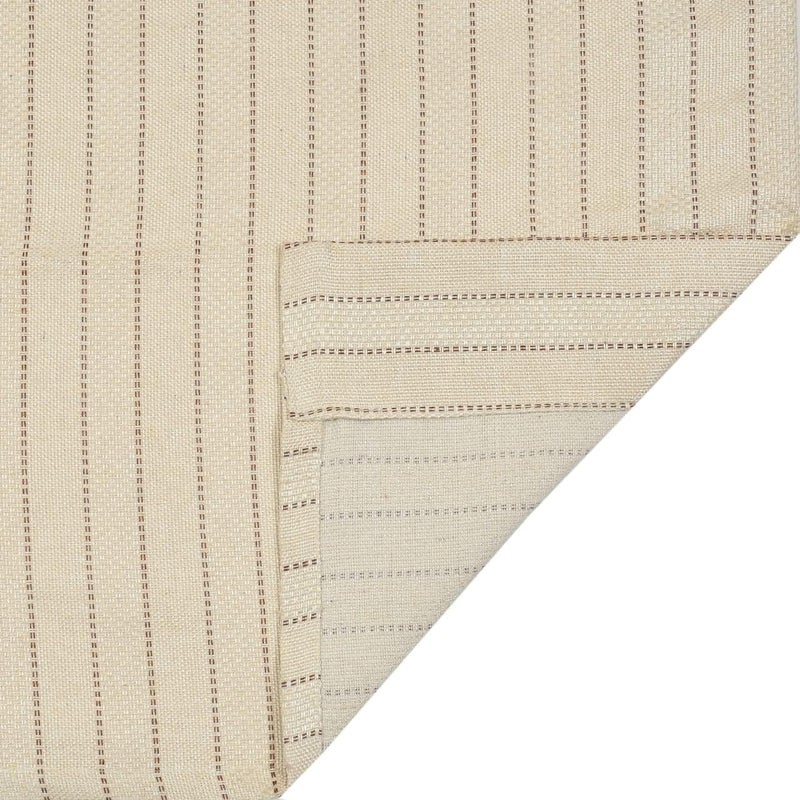 THE CONVERSION The Conversion Premium Jute Natural Feel Fabric Stripes Design Cream Color use for Making of Sofa Cover Upholstery Curtain Cushion Cover Bag Wall Hanging Length 3 Meter 118 x Width 54  - Image 4