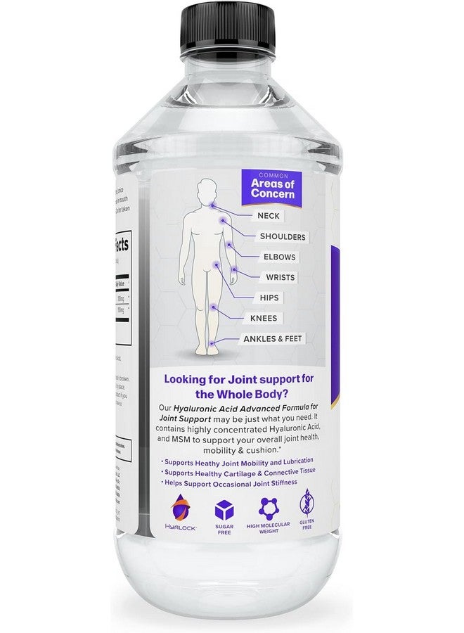 Hyalogic Hyaluronic Acid Joint Support Supplement (12 oz) Advanced Formula Joint Supplement - MSM & 100 mg Hyaluronic Acid Supplements - Joint Supplements for Women & Men for Overall Joint Health - Image 2