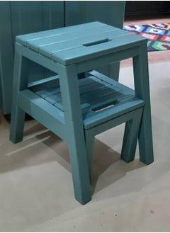 Generic ladderchairsteplightblue  - Image 2