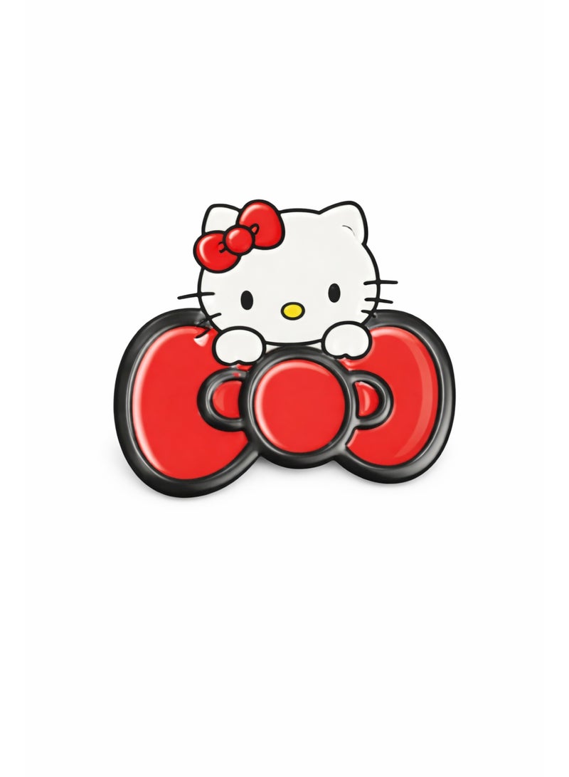 استيكر هيلو كيتي Hello Kitty للجوال – تصميم كيوت لاصق مقاوم للماء – مناسب للكفرات - Image 1