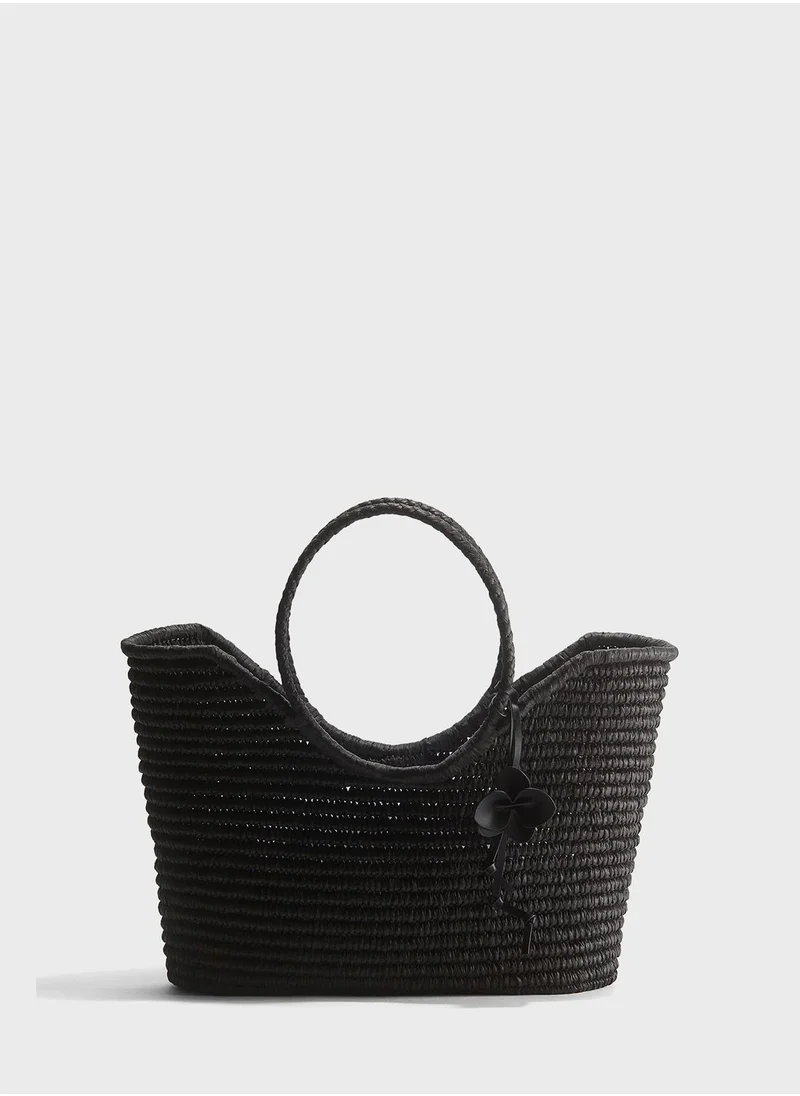 H&M Straw Shopper