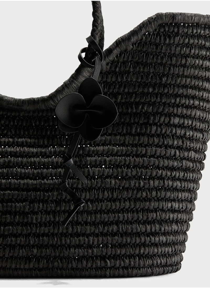 H&M Straw Shopper