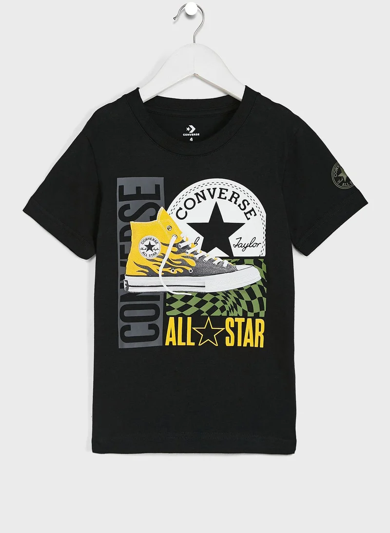CONVERSE Kids Kick All Star Graphic T-Shirt