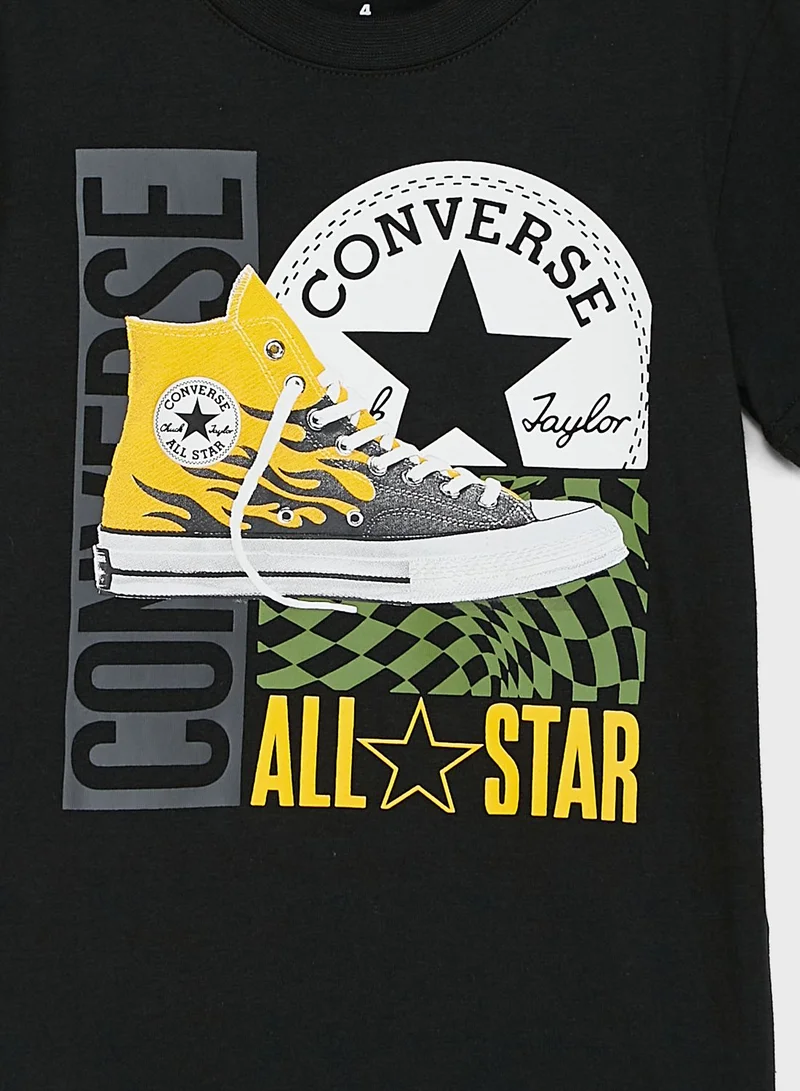CONVERSE Kids Kick All Star Graphic T-Shirt