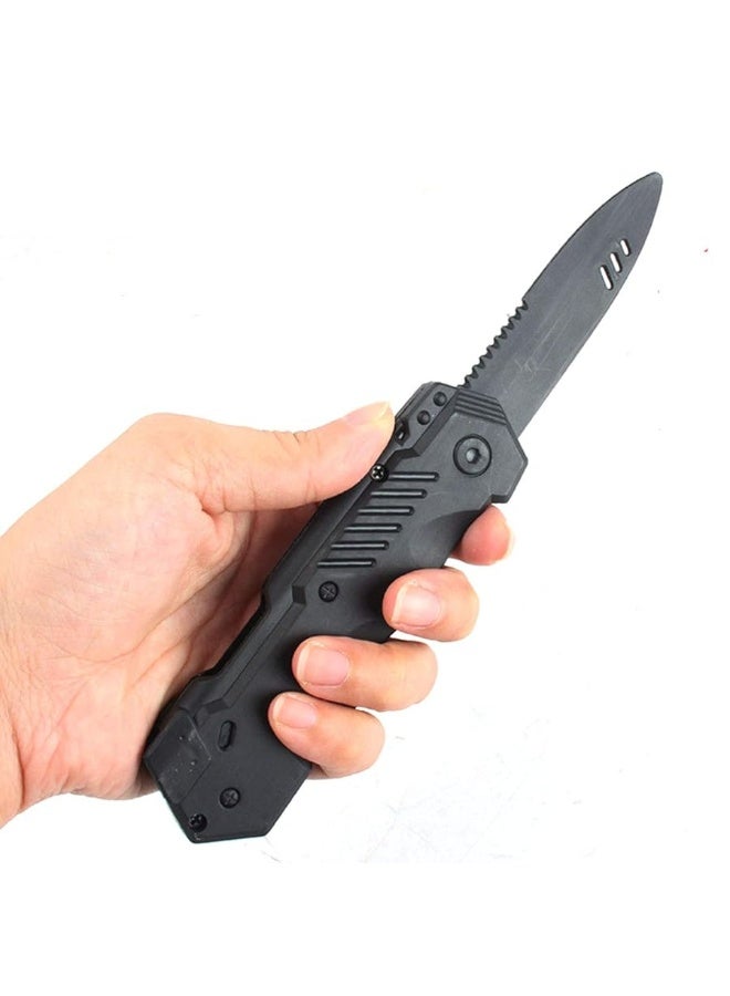 Cooplay 4pcs Retractable Hardcover Knifed Dagger Toy Plastic Fake Fun Trick Gadget Props Extension Fun Prank Friend For Halloween Fools Day Party - Image 2