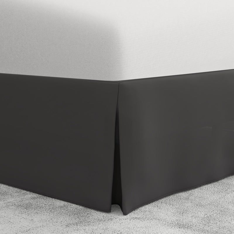 Bed Makers Never Lift Your Mattress Bed Skirt Designed for Box Spring Beds Split Corners 14 Inch Drop Length California King Grey