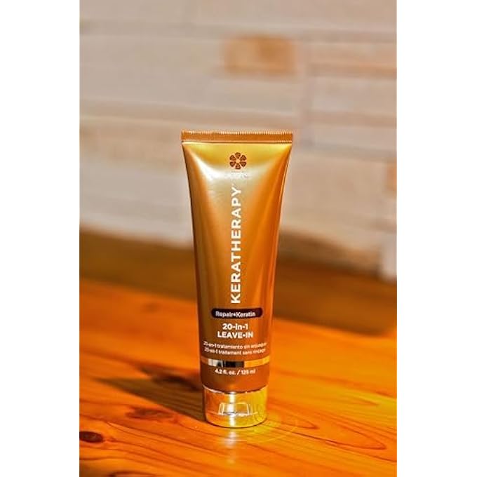 KERATHERAPY KERATIN INFUSED KERATINFIXX 20-IN-1 LEAVE-IN, 4.2 FL. OZ., 125 ML - SMOOTHING LEAVE IN CONDITIONER TRANSFORMS YOUR HAIR WITH 20 BENEFITS IN 1 EASY STEP - WITH CAVIAR EXTRACT, & ARGAN OIL - Image 3