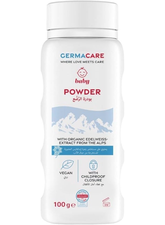 Germacare Talc Free Baby Powder Container 100 Gm - Image 1