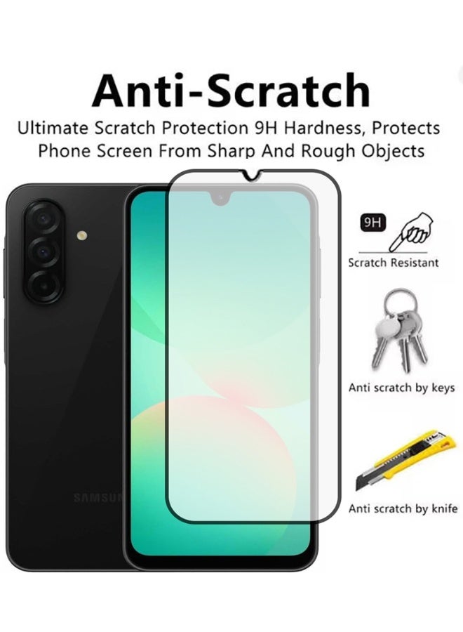MUDISO For Samsung Galaxy A27 screen protector , 9H Hardness Anti-Scratch Tempered Glass flim, Case Friendly(2 Pack) - Image 2