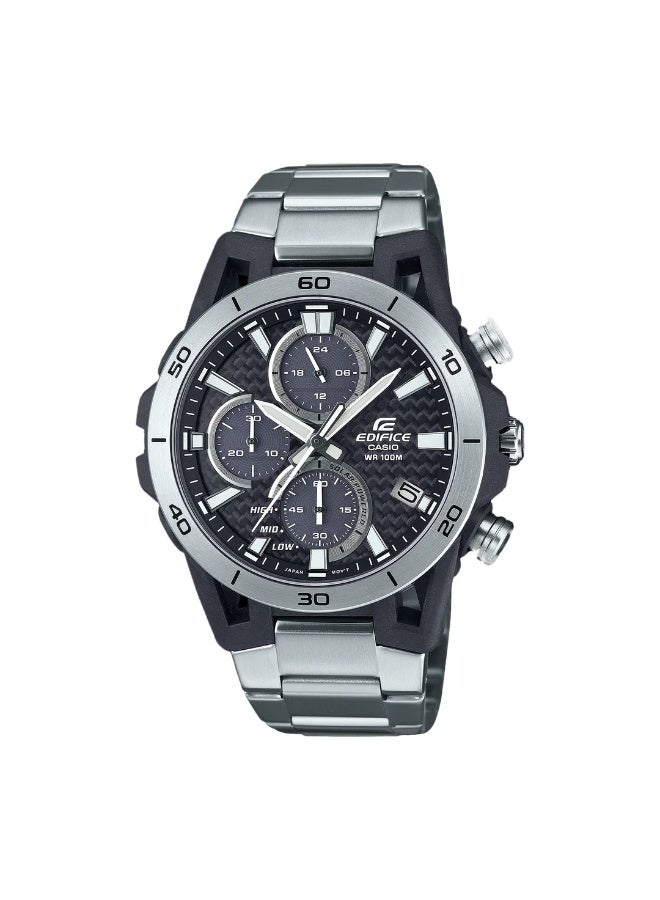 كاسيو ساعة كاسيو إيديفيس كرونوغراف للرجال EQS-960D-1AVUDF - سوار من الفولاذ المقاوم للصدأ - Image 1