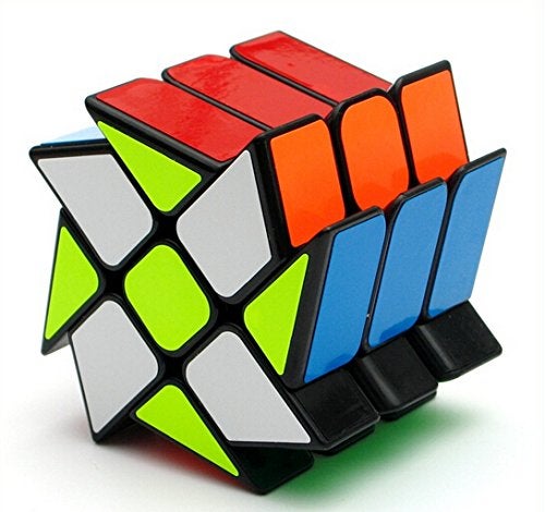 CuberSpeed Windmill Magic Cube 3x3 Black Wheel Fenghuolun Twisty Puzzle 3x3x3 Speed Cube Puzzle - Image 2
