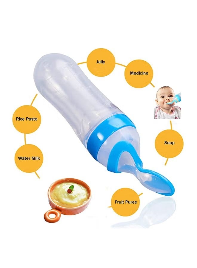 أوريتي سيليكون ضغط ملعقة زجاجة لتغذية الطفل - Image 4