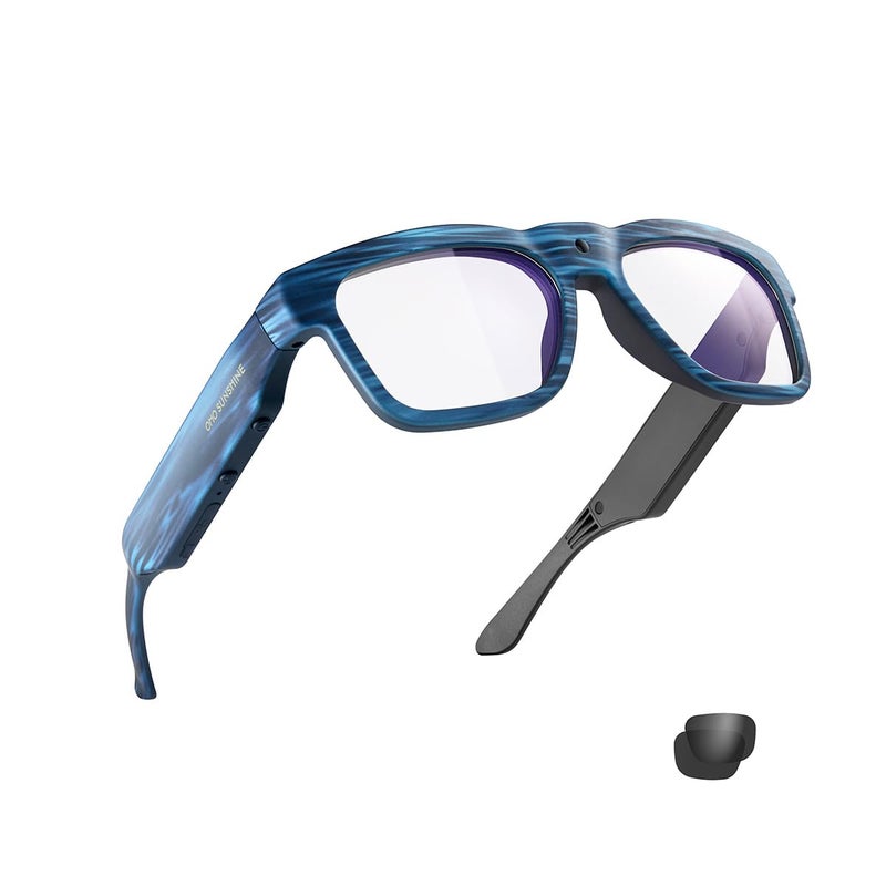 OhO sunshine OhO Smart Glasses,256G Camera&Bluetooth Sunglasses with Open Ear Speaker Headset Headphone,Indoor&Outdoor Sports,Polarized UV Protection,for Men Women - Image 1