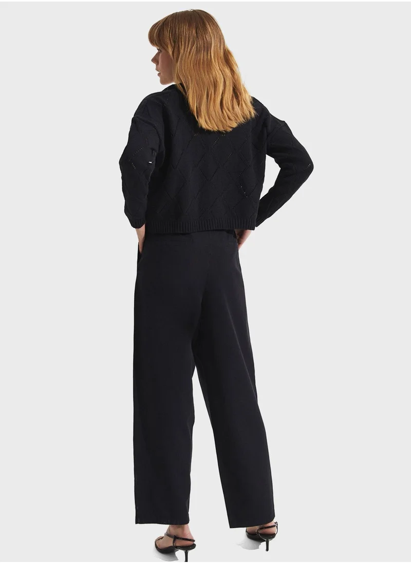 جون High Waist Pants