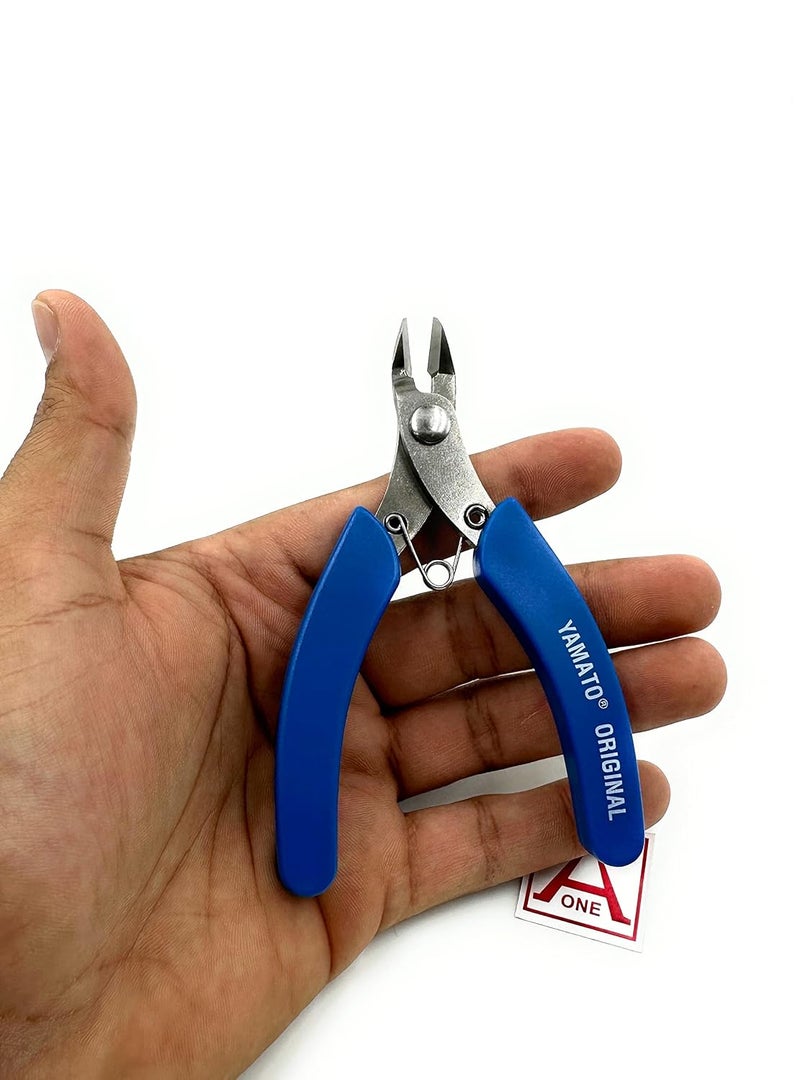 Aone Yamato Stainless Steel Mini Diagonal Nipper Cutter Plier 4" 6pcs Multipurpose Plastic Coated for Wire/Plastic Cutting, Jewellery Making & Repair, Electronic, Watchmaking, Hobby Crafts DIY - Image 2
