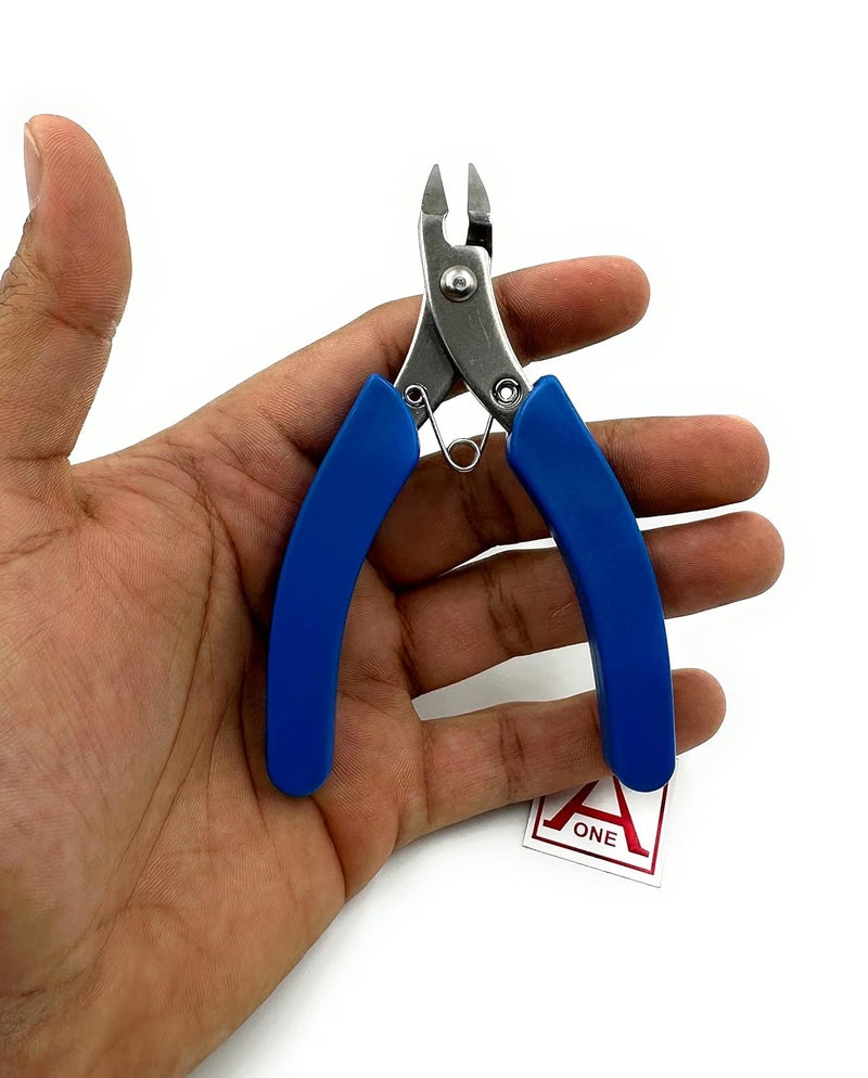 Aone Yamato Stainless Steel Mini Diagonal Nipper Cutter Plier 4" 6pcs Multipurpose Plastic Coated for Wire/Plastic Cutting, Jewellery Making & Repair, Electronic, Watchmaking, Hobby Crafts DIY - Image 5
