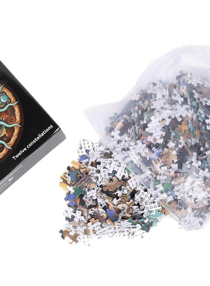 Jigsaw Puzzles Moon Jigsaw Puzzles 1000 Pieces Adult High Difficulty Earth Paper 1000 Pieces Stress Relief Toy - Image 2