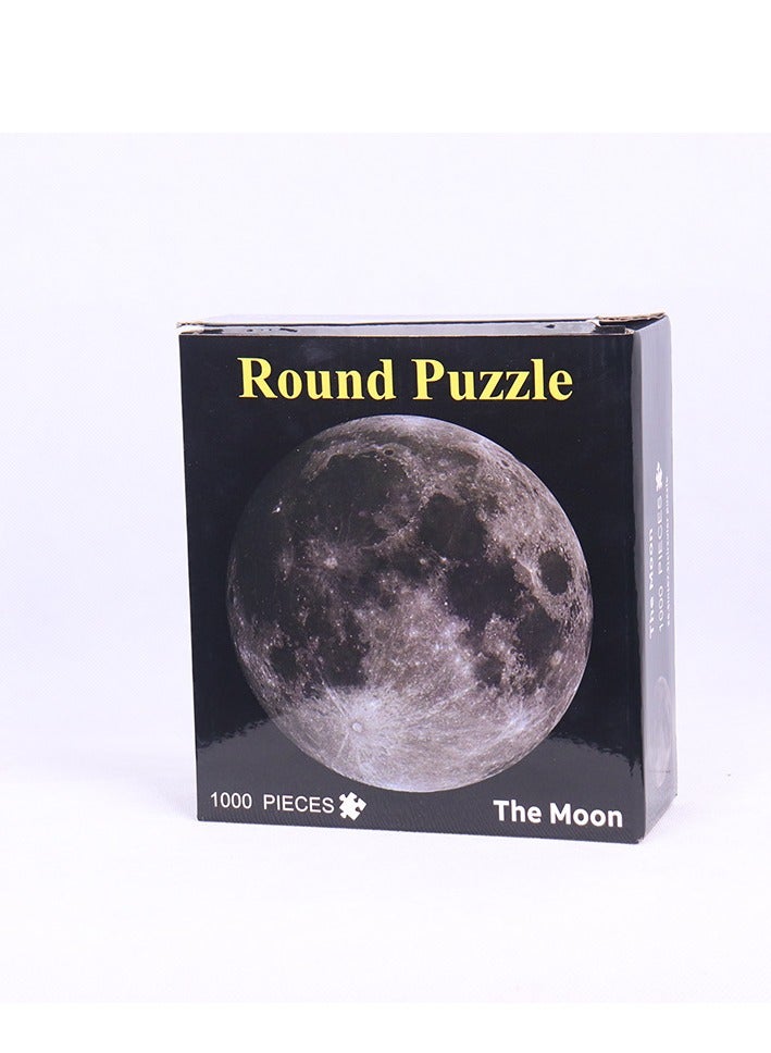Jigsaw Puzzles Moon Jigsaw Puzzles 1000 Pieces Adult High Difficulty Earth Paper 1000 Pieces Stress Relief Toy - Image 3