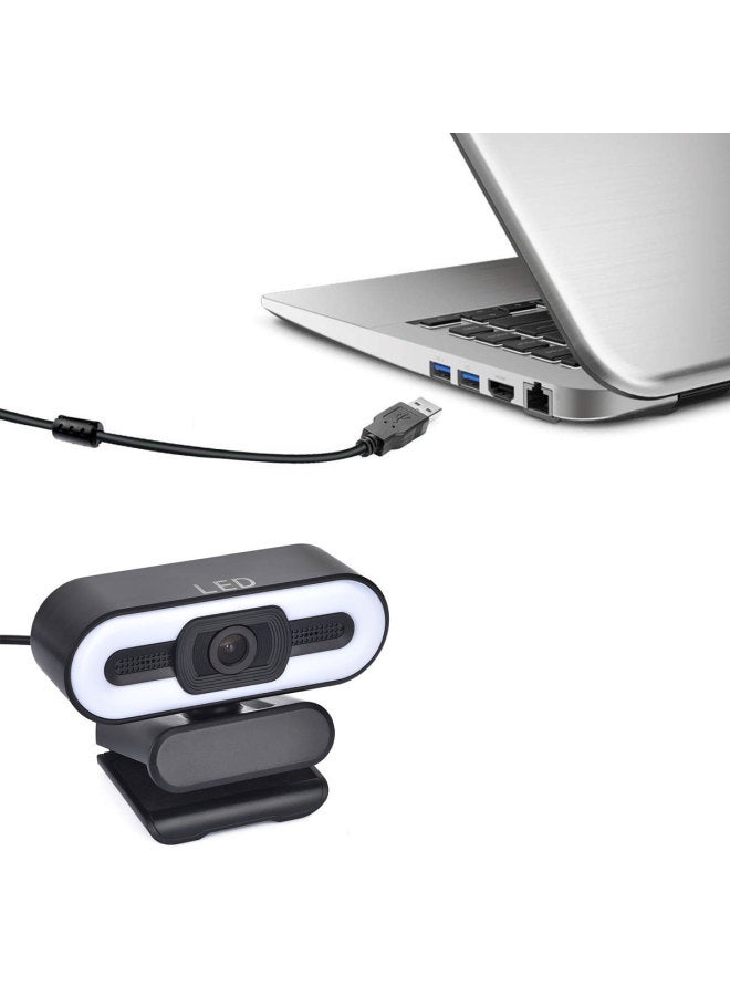 USB Beauty Live Webcam 2K Computer Camera Conference Teaching Live Video Chat Camera-Colour:4k Autofocus - Image 3