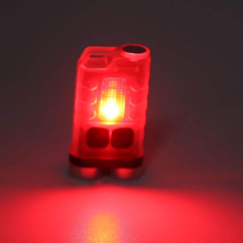 AYNEFY 2 قطعة مصباح مفاتيح صغير قابل لإعادة الشحن عبر USB ضوء صغير للمشي لمسافات طويلة - Image 5