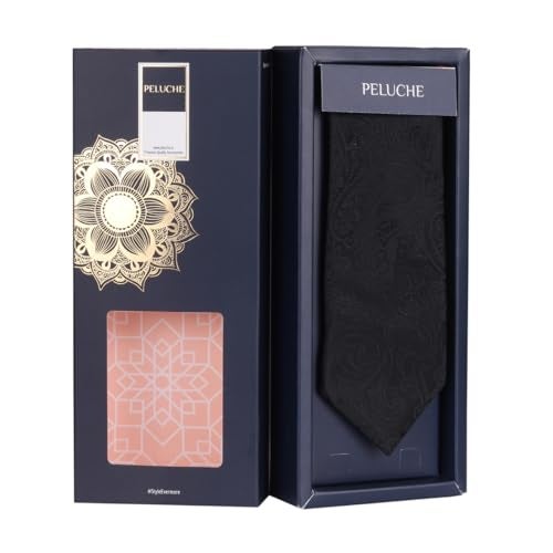 Peluche The Black Spike Necktie For Men - Image 3