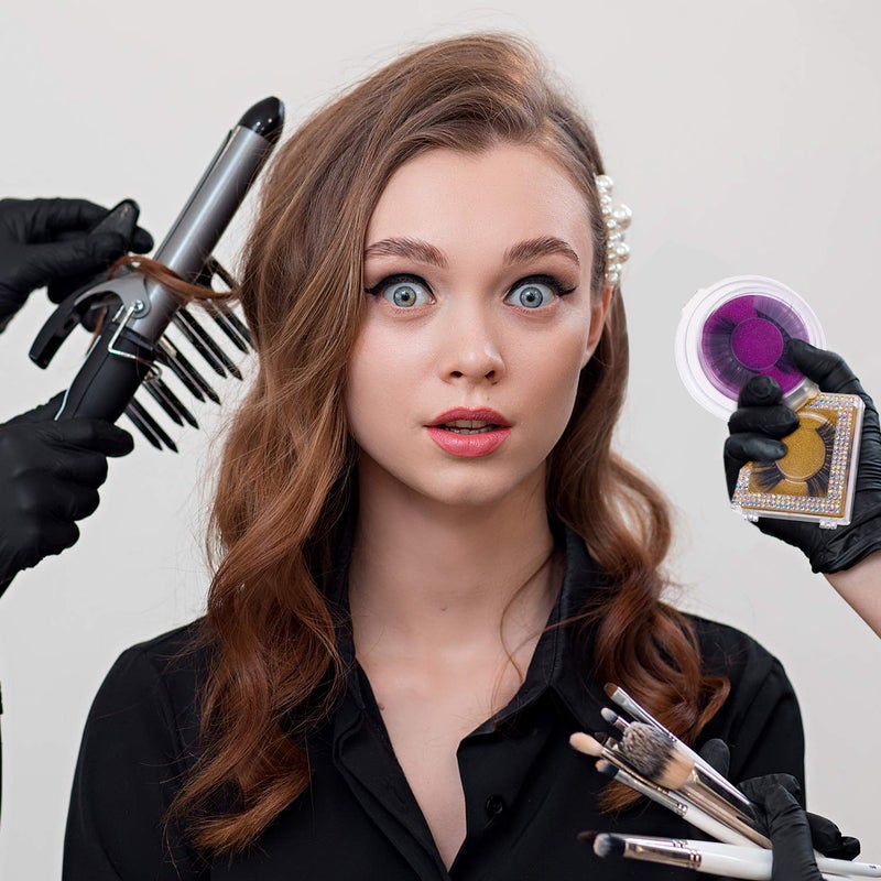 Blulu 100 Pieces Round Eyelash Tray Holder Plastic Eye Lash Trays Lid for False Eyelash Storage Case Empty Holder Box Packaging Box Cosmetic Container (Transparent) - Image 5