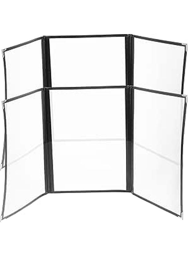 2 Pcs Transparent PVC Menu Covers Binder with Rounded Corners Kitchen Display Holders - Image 1