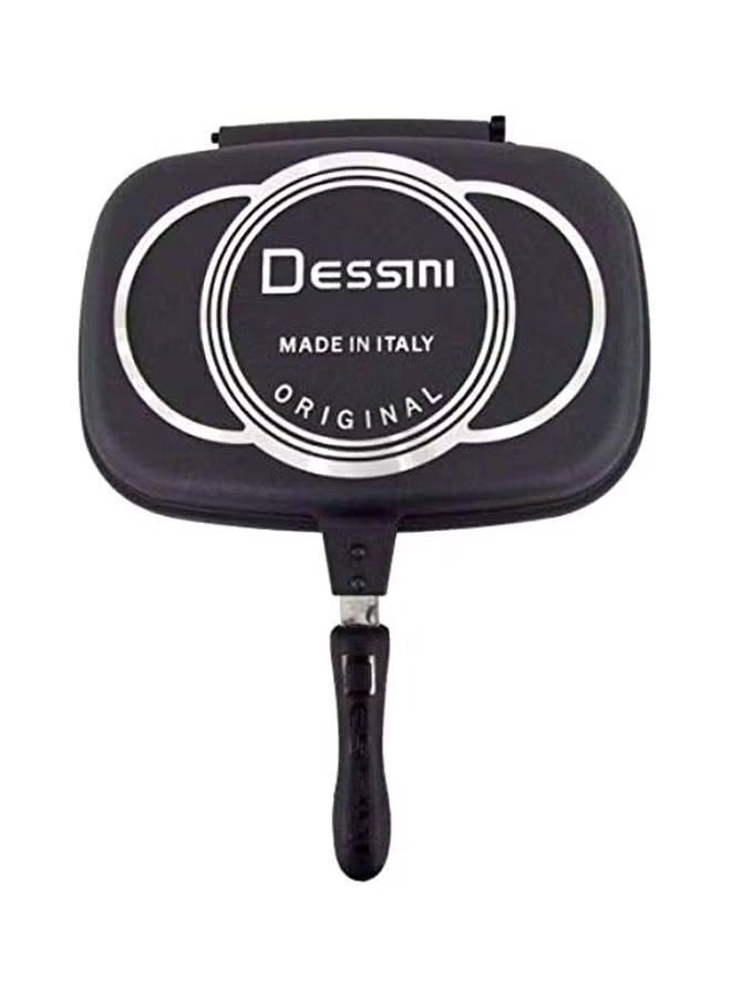 DESSINI Double Side Die Casting Grill Pan Black 36cm - Image 1