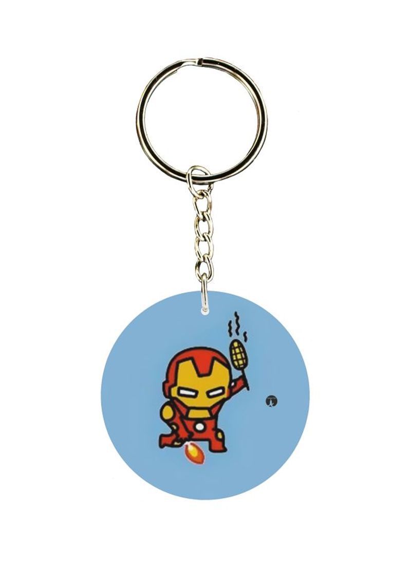 RKN Animie Ironman Printed Keychain