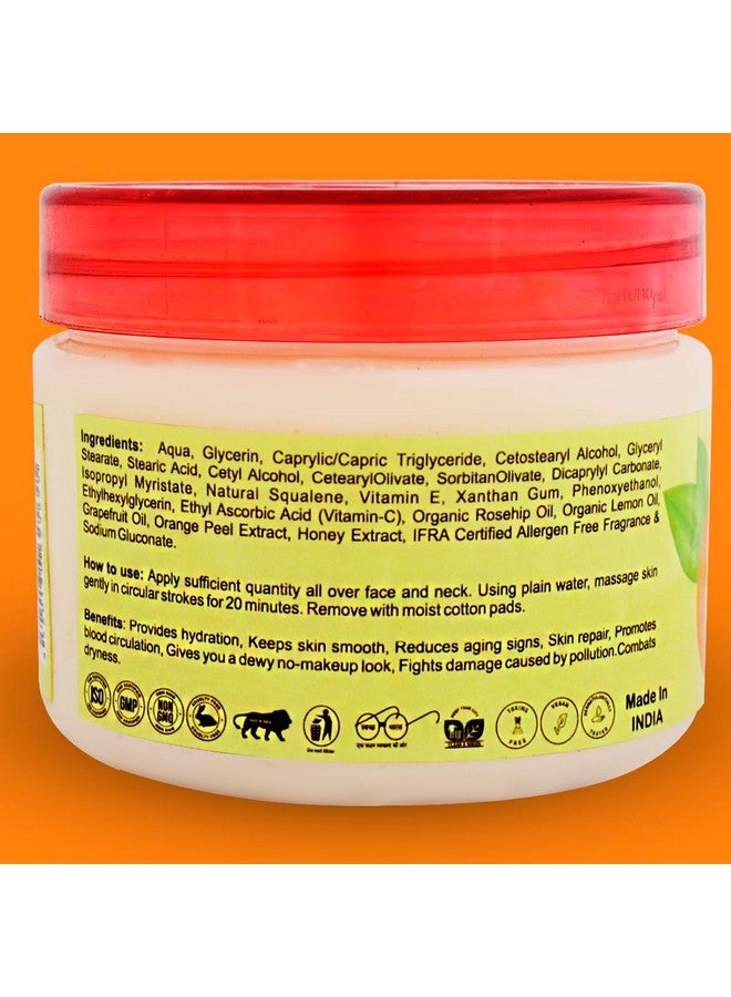 NutriPro Vitamin C Face Massage Cream 300gm, Brighten, Hydrate, and Nourish, Infused with Powerful Antioxidants, Suitable for All Skin Types - Image 5