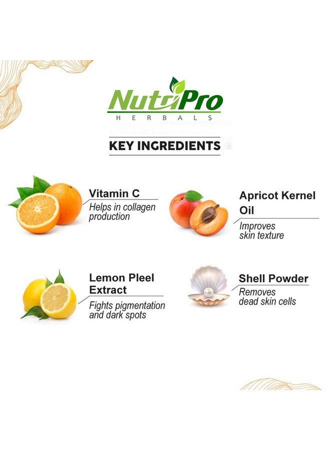 NutriPro Vitamin C Face Massage Cream 300gm, Brighten, Hydrate, and Nourish, Infused with Powerful Antioxidants, Suitable for All Skin Types - Image 3