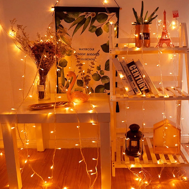 VELOCIOUS Velocious 12 Meter LED Pixel String Light 40 ft for Diwali Christmas Home DecorationHeavy Duty Copper Led Pixel String Light Rice StringPack of 1 Orange  - Image 2