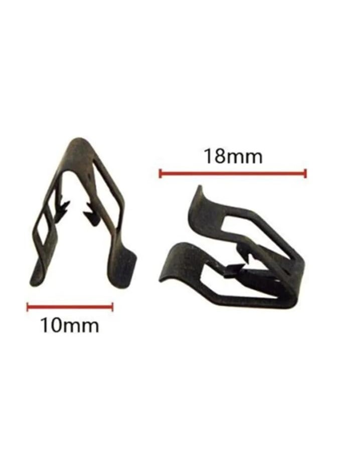 MySouq-Store 20Pcs Metal Retainer Clip Universal Car Front Console Dash Dashboard Trim Fastener Clips Rivet Buckle 4 Sizes Car Accessories - Image 2