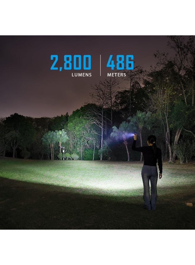 IMALENT GR36 EDC Rechargeable Flashlight — 2800 Lumens, Triple Light, USB-C - Image 4