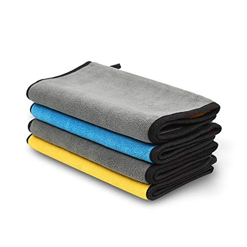OAN All Purpose Microfiber Cloth for Cleaning, Dusting, Detailing & Polishing (All Vehicles, Office, Kitchen, Home) | 800 GSM | 45x45 cm (45 x 45 cm, 4Pc, Multicolor) - Image 1