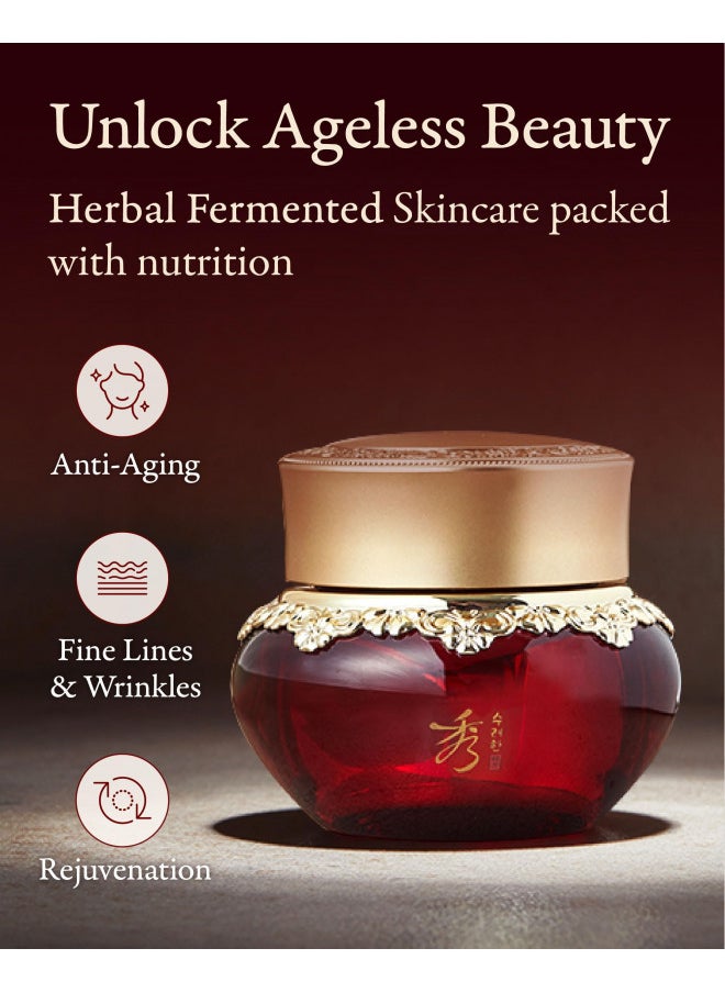 Sooryehan Sooryehan Hyobidam Face Moisturizer for Women. Korean Skin Care (Cream, 1.7fl oz) - Korean Facial Care. Wrinkle Cream for Women, Night Cream for Face with Wild Ginseng & Snow Fungus.  - Image 2