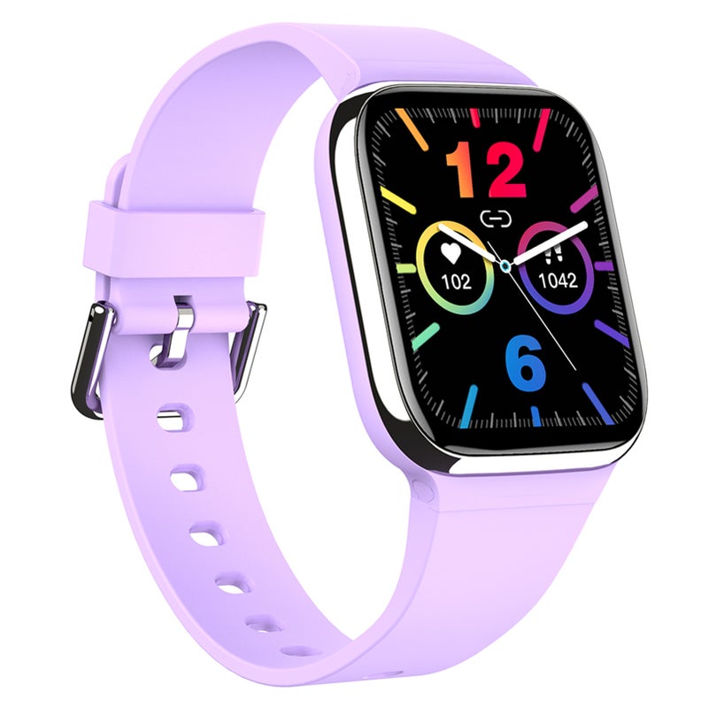 Purple Smart Watch: 1.85" TFT High-Clear Display, 240*280 Resolution - All-Day Health Monitoring, BT Call & Message Reminder Sports Watch for Fitness Enthusiasts, Daily Use - Image 5
