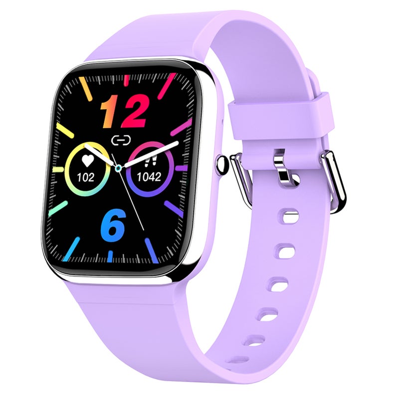 Purple Smart Watch: 1.85" TFT High-Clear Display, 240*280 Resolution - All-Day Health Monitoring, BT Call & Message Reminder Sports Watch for Fitness Enthusiasts, Daily Use - Image 1