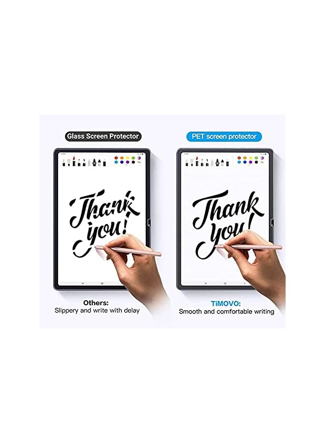 PROMASS (2Pcs) Lukione Paperfeel Compatible with Samsung Galaxy Tab S8 Plus Screen Protector 12.4 Inch Paper-Like Write Draw Soft Film Anti-Scratch No-Bubble (12.4“, clear) - Image 5