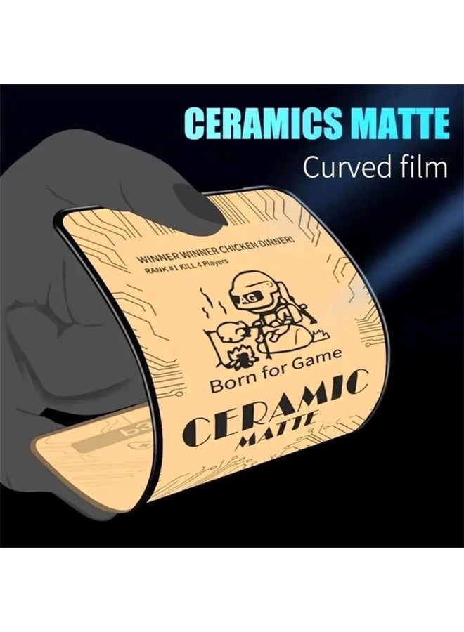 Muzz Matte Screen Protector for iPhone 17 Pro Anti-Glare Anti-Fingerprint  3D Touch, Flexible Ceramic Film Clear (NOT A Tempered Glass) (iPhone 17 Pro) - Image 2