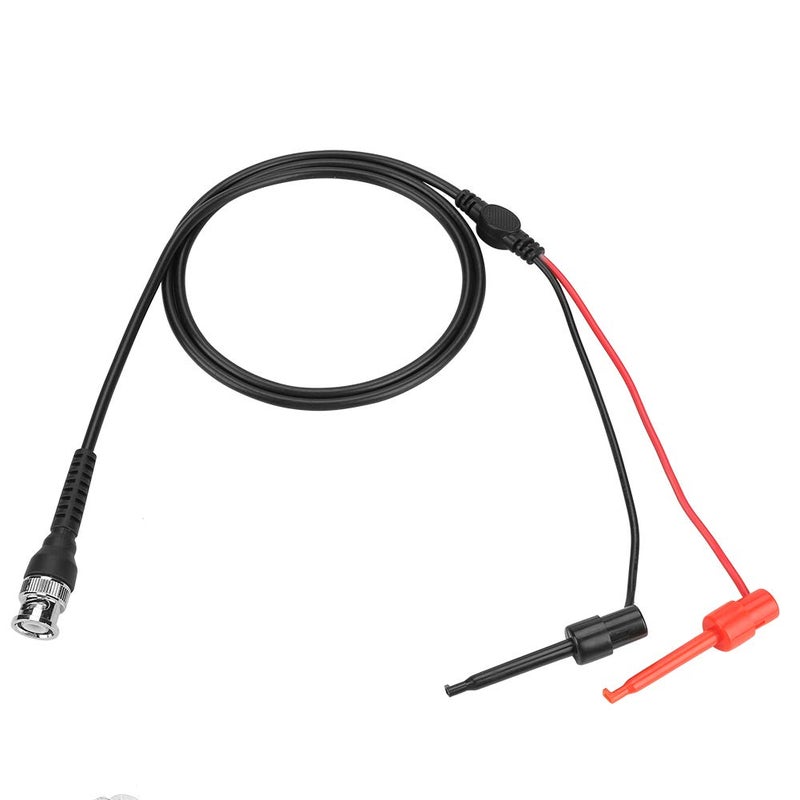 Durable BNC - Dual Test Hook Probe Coaxial Cable - 2 Test Leads for Oscilloscope - Hardware + Plastic Material, 50 Ohm Input Resistor, Long Life, Ideal for Electronic Professionals - Image 2
