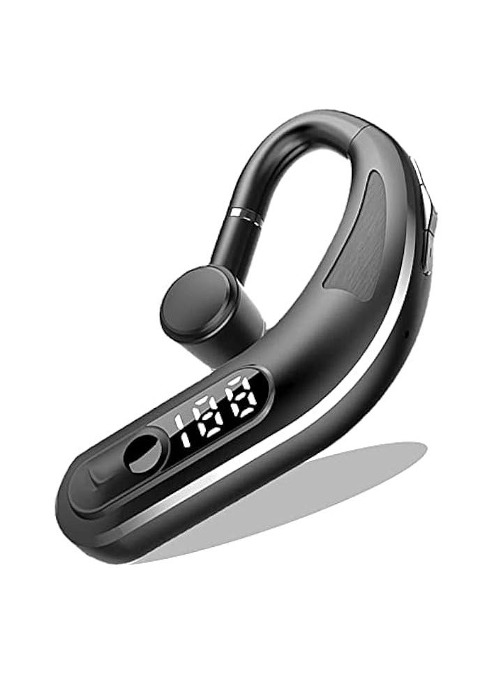 PROMASS Wireless Headset, Single Ear Bluetooth 5.2 Headset with Noise Canceling Mic Hands-Free Cell Phones Earpiece Waterproof Bluetooth Headphones for iPhone/Android Business, Office, Running, Driving - Image 1