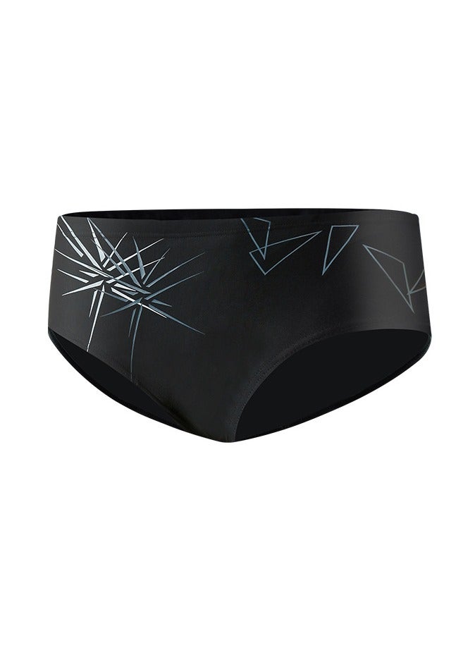 KUYING New High Waisted Flat Angle Swimming Trunks  - Image 1