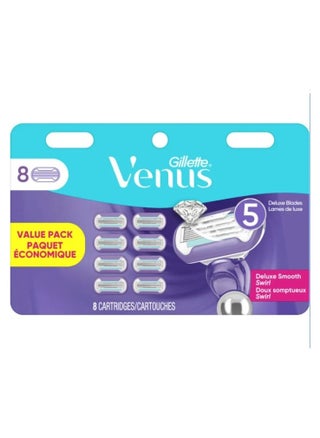 Venus Deluxe Smooth Swirl Women's Razor Blades 8 count - pzsku/ZB529D105BEAC699FE7C7Z/45/_/1703234090/4a6090eb-c1ce-42e2-b44a-963d448d8fec
