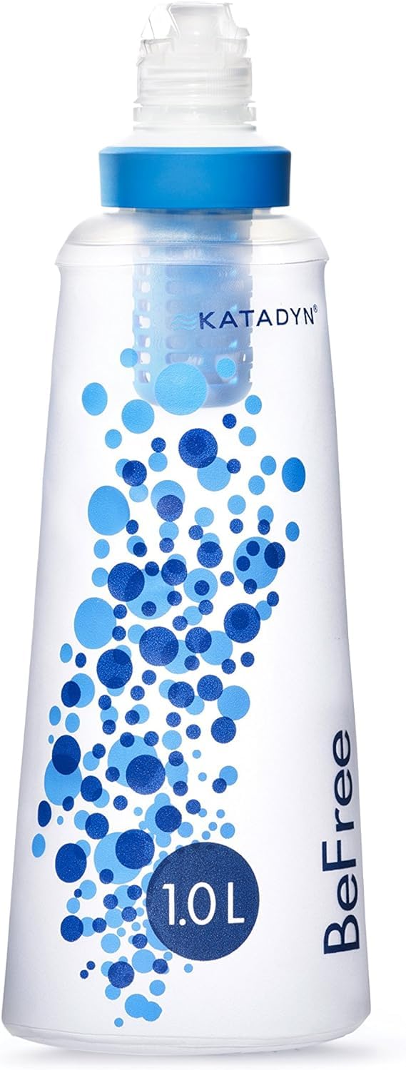 Katadyn BeFree 1.0L Water Filter, Fast Flow, 0.1 Micron EZ Clean Membrane for Endurance Sports, Camping and Backpacking, One Size, 8018006 - Image 1