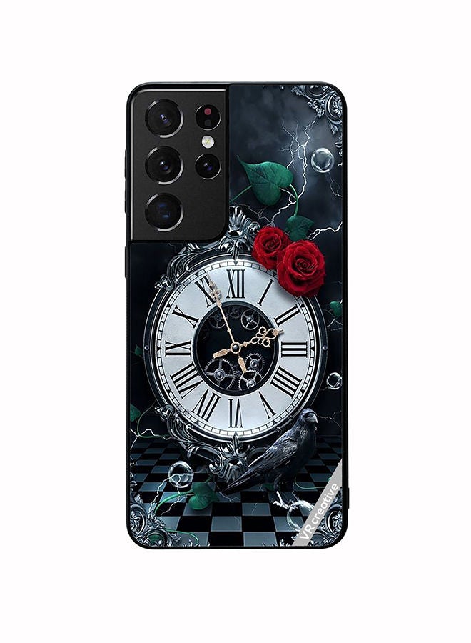 VR CREATIVE Protective Case Cover For Samsung Galaxy S21 Ultra 5G Watch Design Multicolour - Image 1