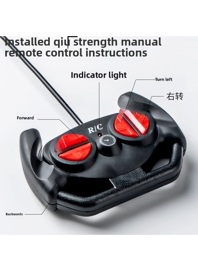 Remote Control Car Car Toy Racing Off-Road Vehicle Fun Electric Year Old Children Toy Car Boys Boys Boys-Color:Red 【two Sets Of Lithium Batteries】 Rechargeable Yy-1cc (2 Aa Batteries)-Scale:Official Standard - Image 5